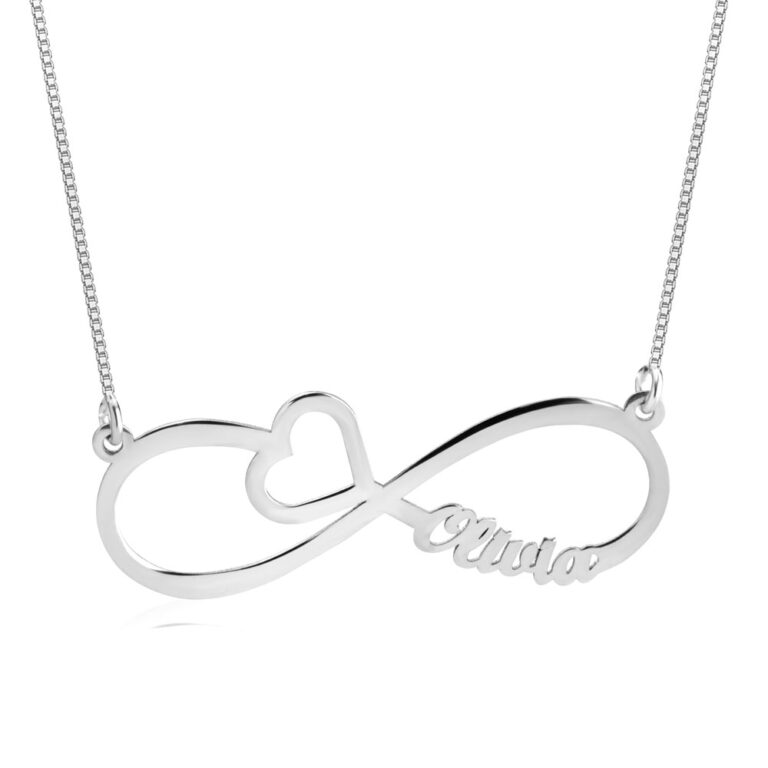 Heart and Infinity Necklace